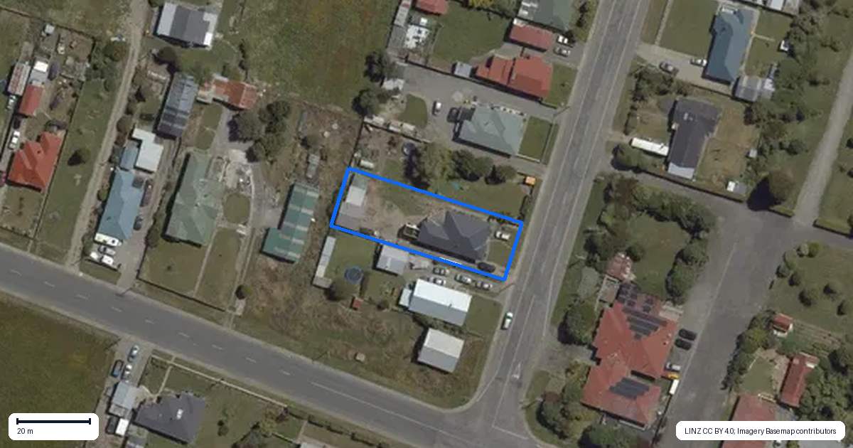 Property context map for 5 Clifden Highway, Tuatapere