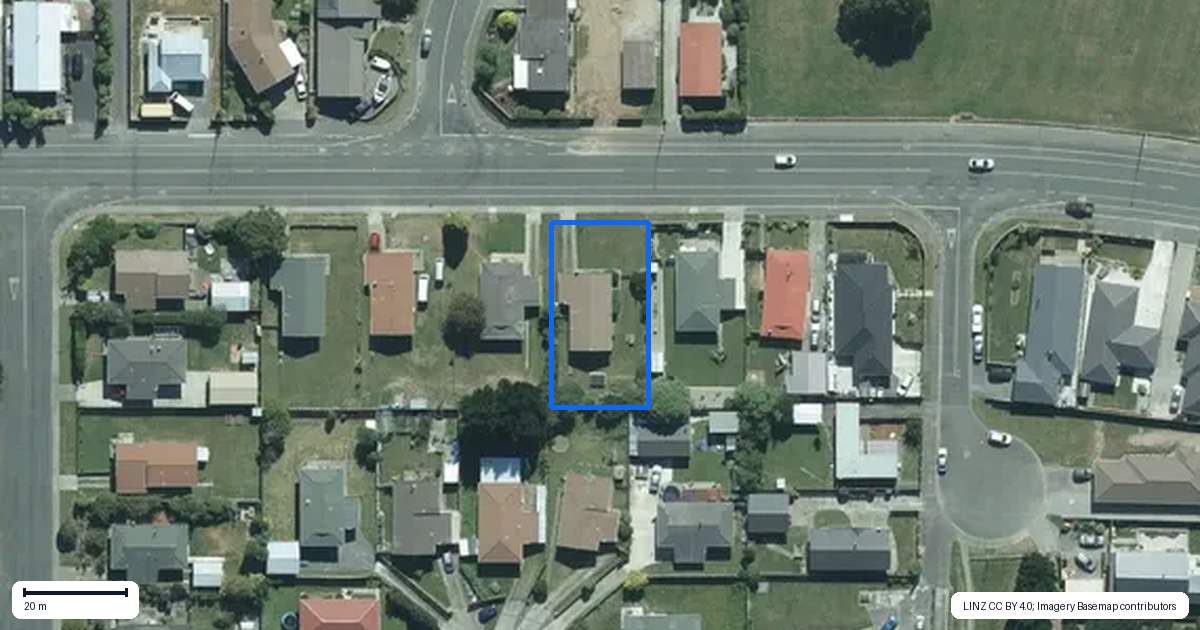 Property context map for 135 John Street, Heidelberg, Invercargill