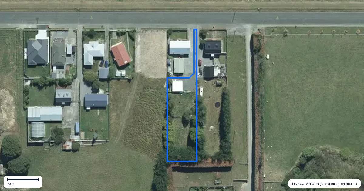 Property context map for 235 Ball Street, Kingswell, Invercargill