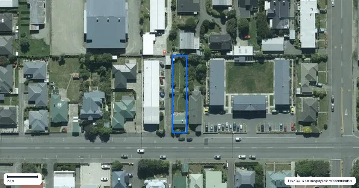 Property context map for 160 Yarrow Street, Invercargill