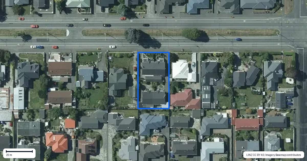 Property context map for 1/319 Herbert Street, Windsor, Invercargill