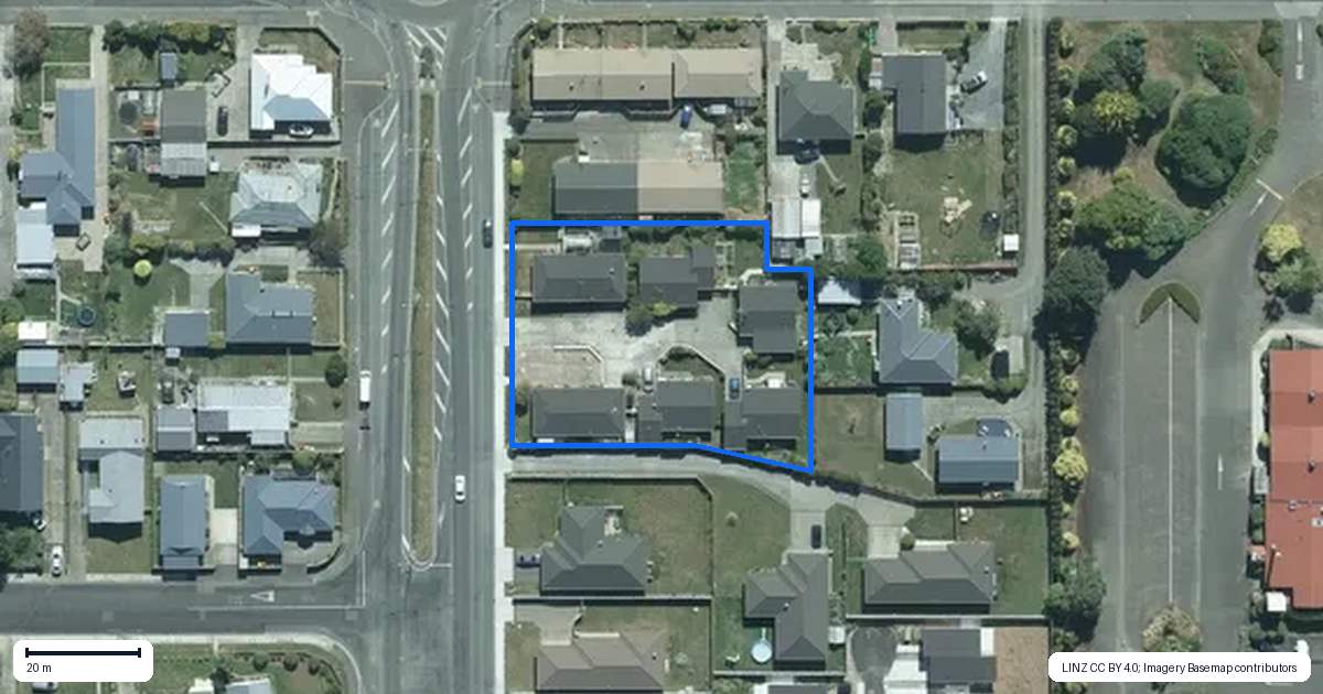 Property context map for 111 Regent Street, Heidelberg, Invercargill