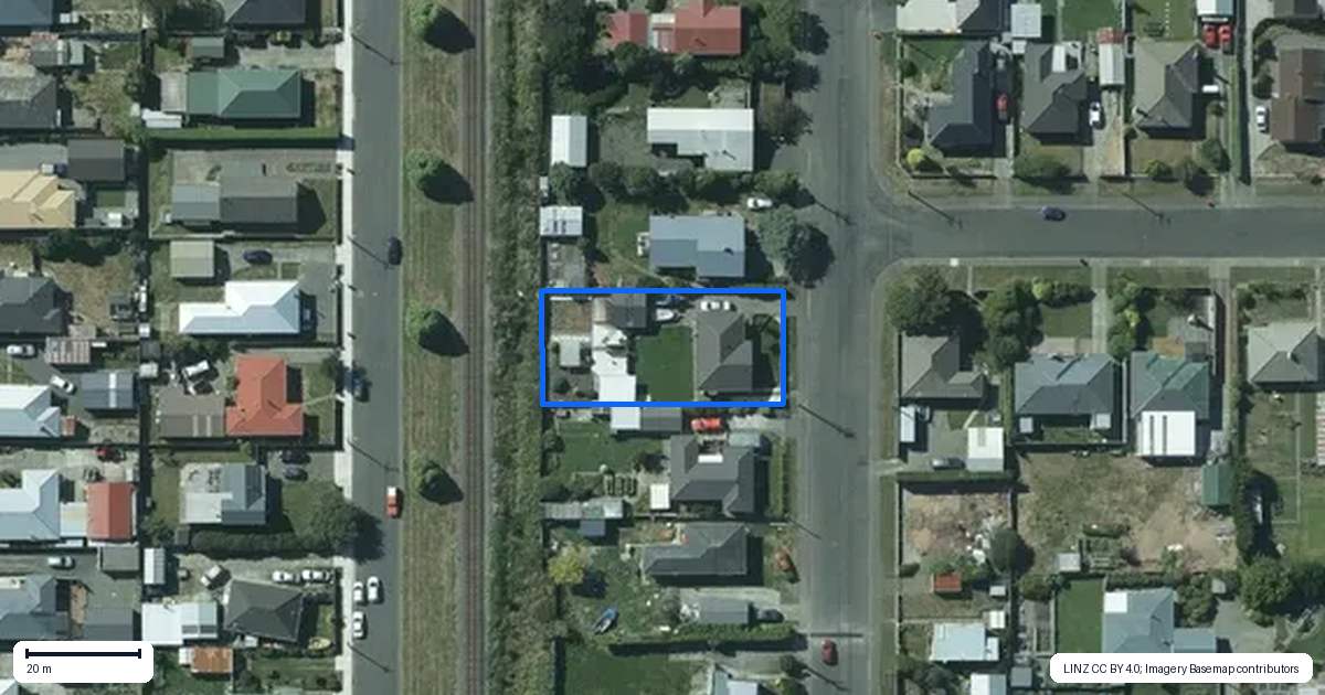Property context map for 90 Ross Street, Grasmere, Invercargill