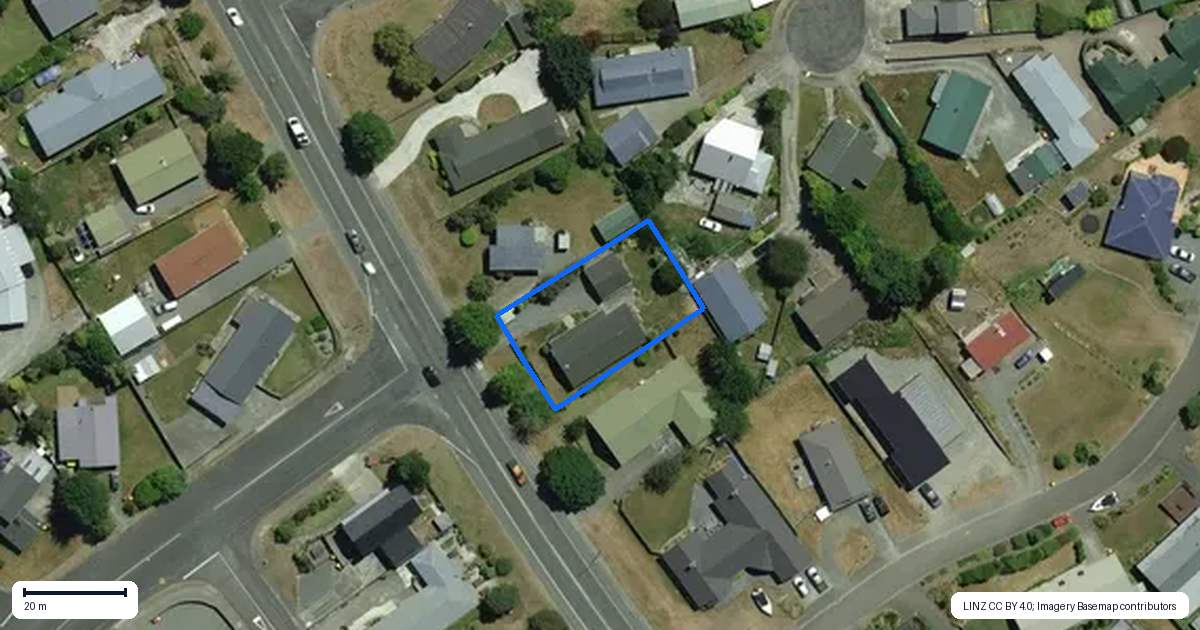 Property context map for 67 Luxmore Drive, Te Anau