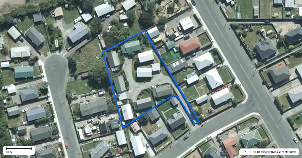 Property context map for 14 Boyne Street, Clifton, Invercargill