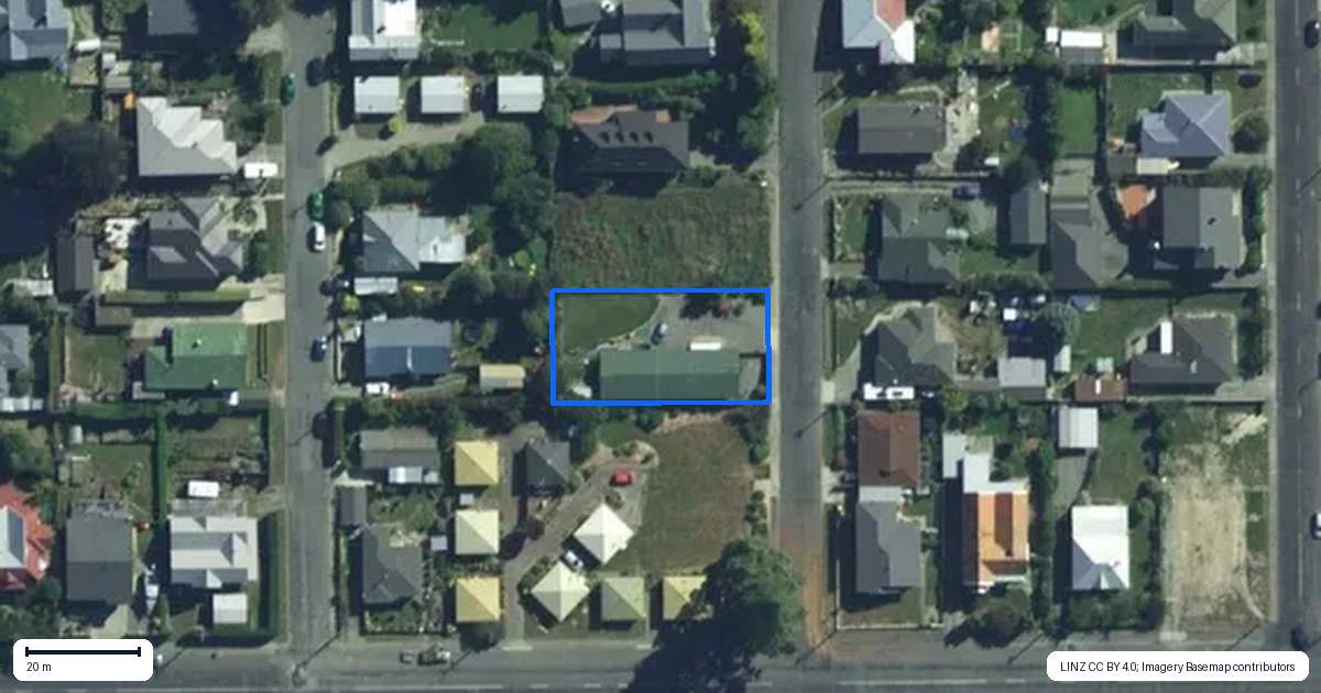 Property context map for 3 Vogel Street, Gore