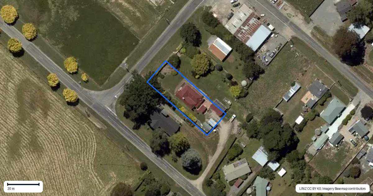 Property context map for 4 Swalwell Street, Waikaia