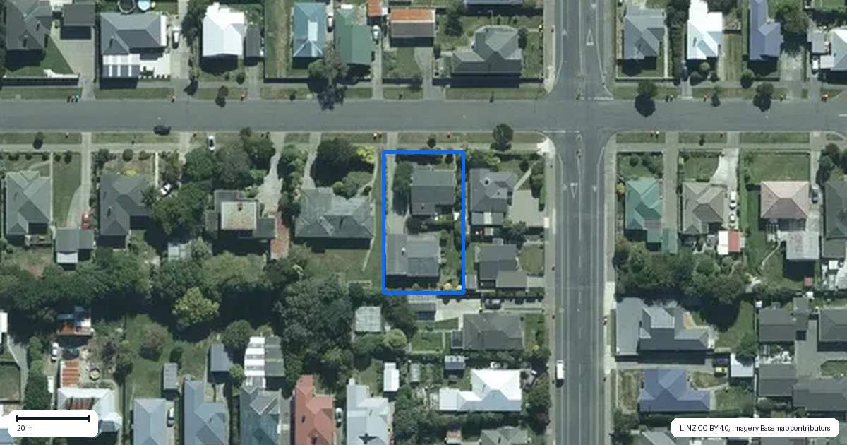 Property context map for 121 Scandrett Street, Appleby, Invercargill