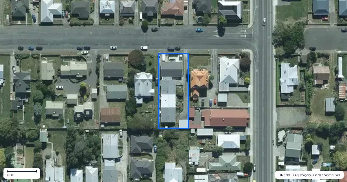 Property context map for 77A Earn Street, Appleby, Invercargill