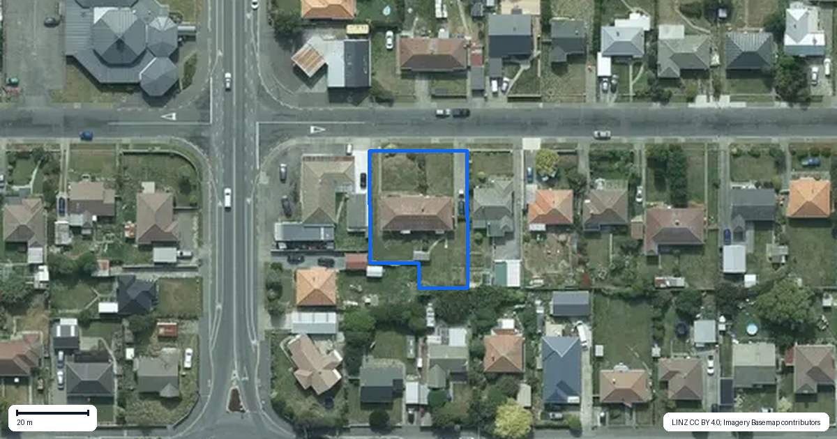 Property context map for 87 Miller Street, Georgetown, Invercargill