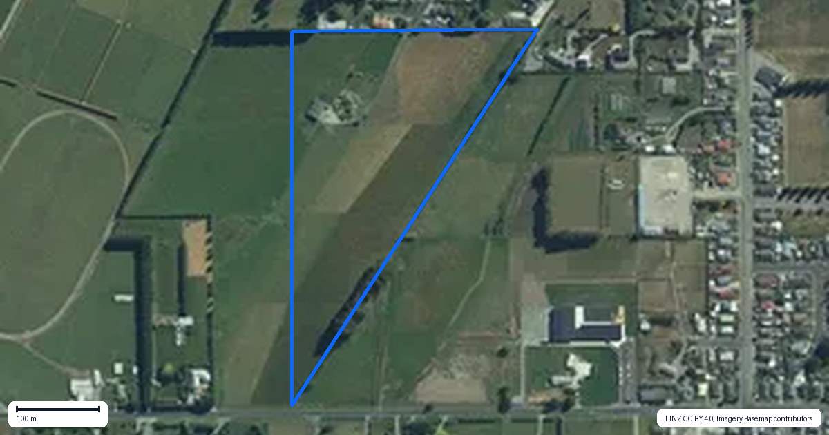 Property context map for 158 Kakapo Street, Upper Charlton, Gore