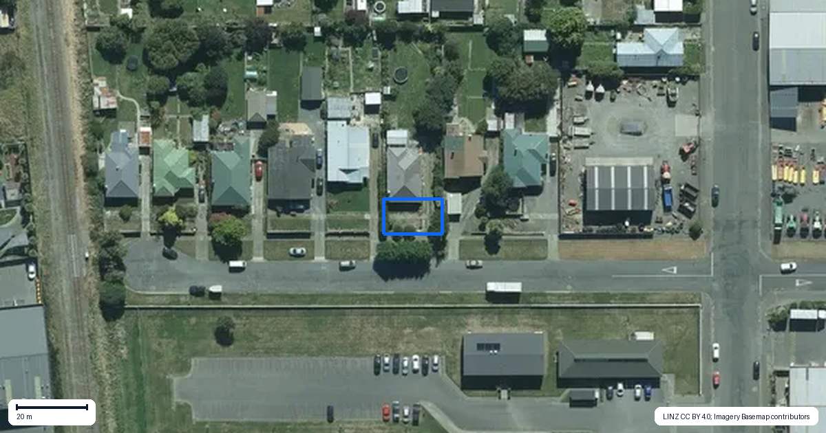 Property context map for 18 Thames Street, Avenal, Invercargill