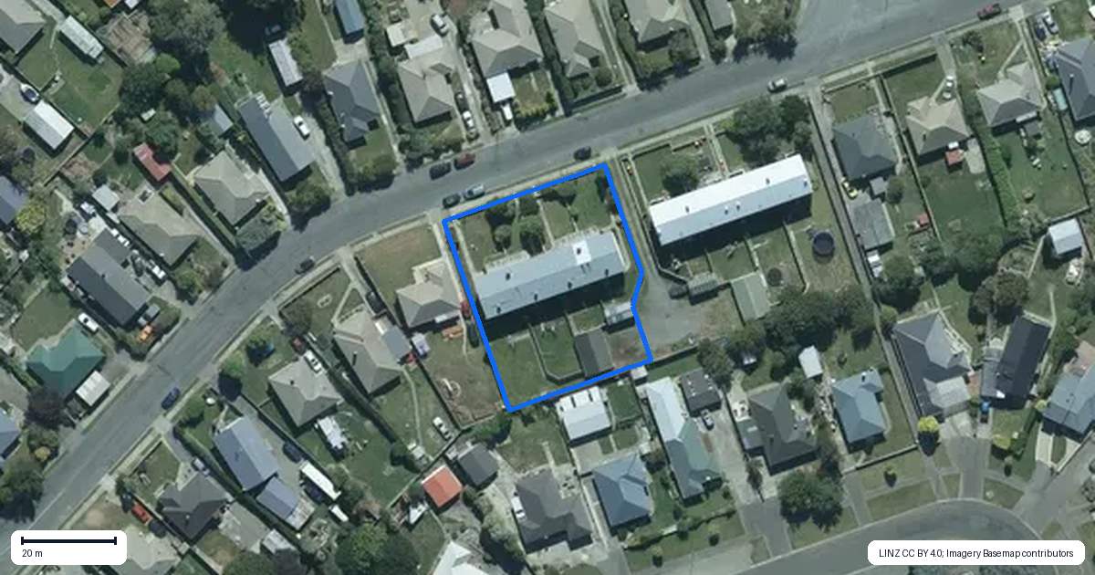 Property context map for 17 Tummel Street, Glengarry, Invercargill