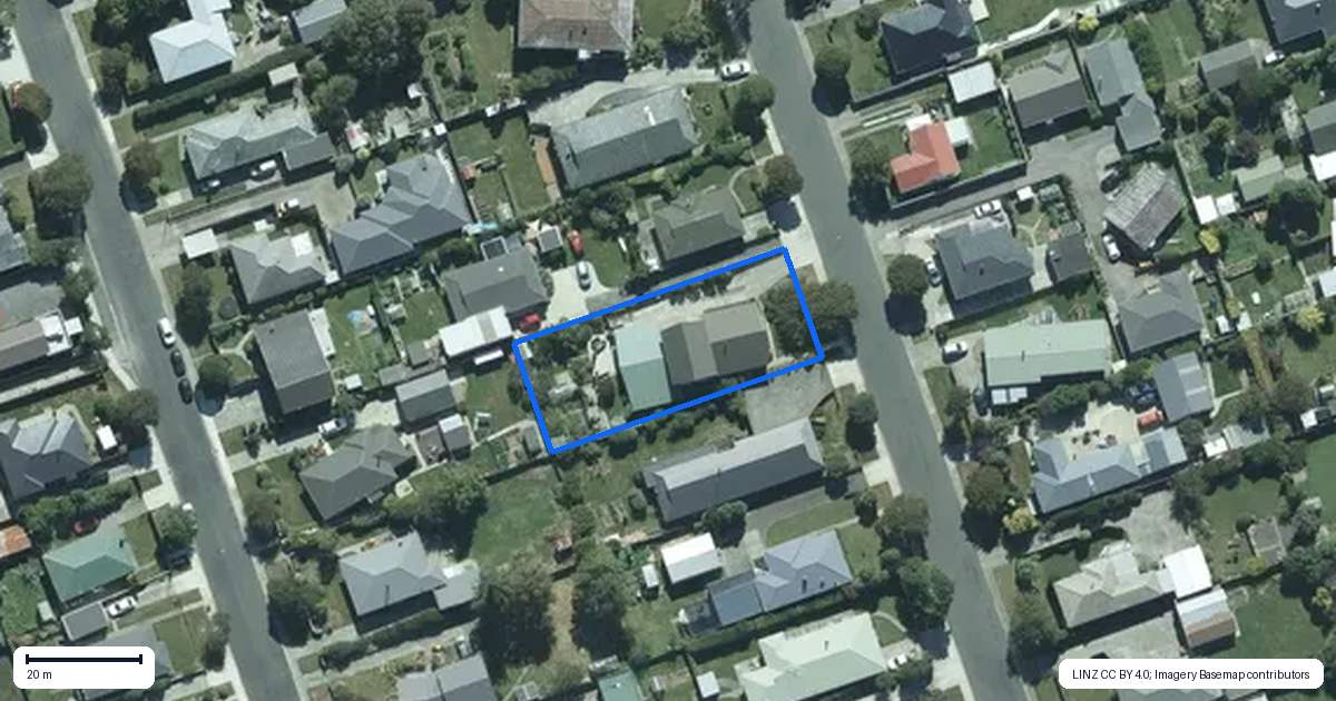Property context map for 40 Duncan Street, Hawthorndale, Invercargill