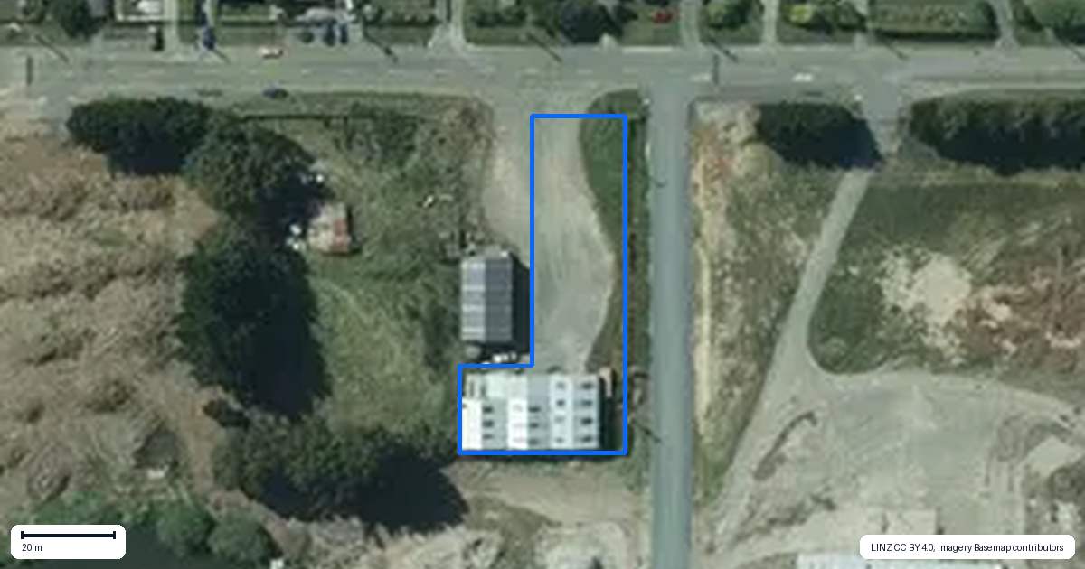 Property context map for 55 Moore Road, Lorneville, Invercargill