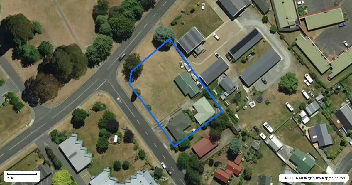 Property context map for 5A Cleddau Street, Te Anau