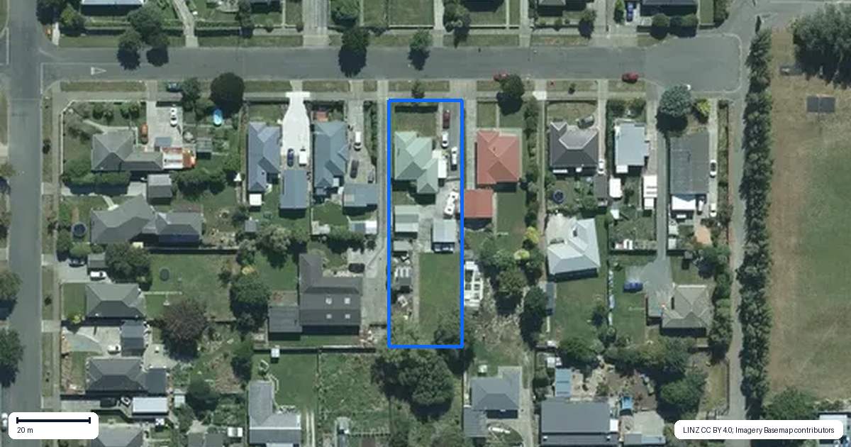 Property context map for 59 Wilfrid Street, Newfield, Invercargill