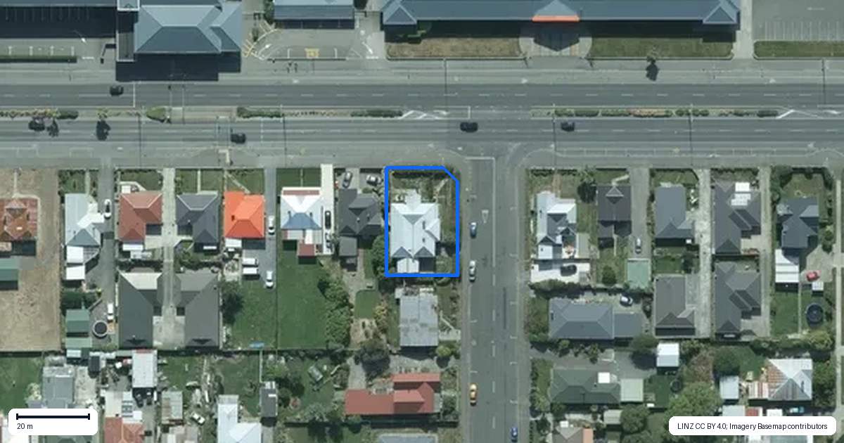 Property context map for 345 Tweed Street, Georgetown, Invercargill