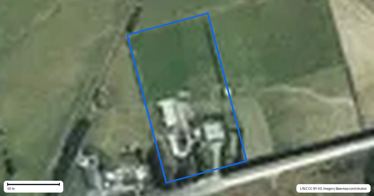 Property context map for 63 Bay View Road, Woodend, Invercargill
