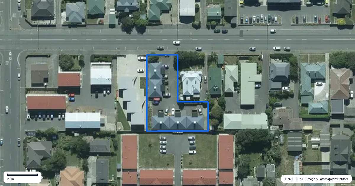 Property context map for 155D Yarrow Street, Invercargill