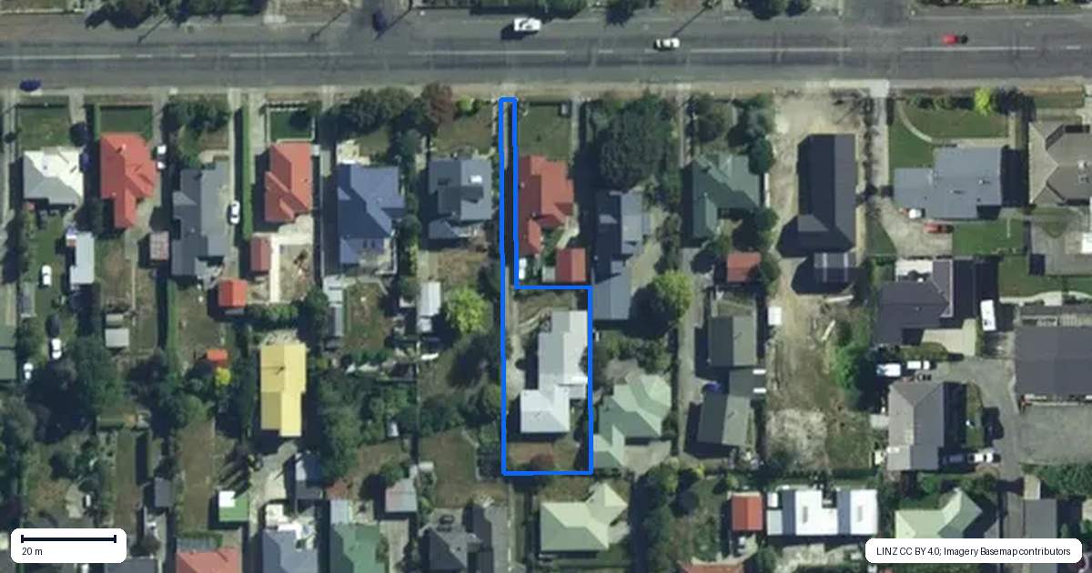 Property context map for 12B Devon Street, Gore