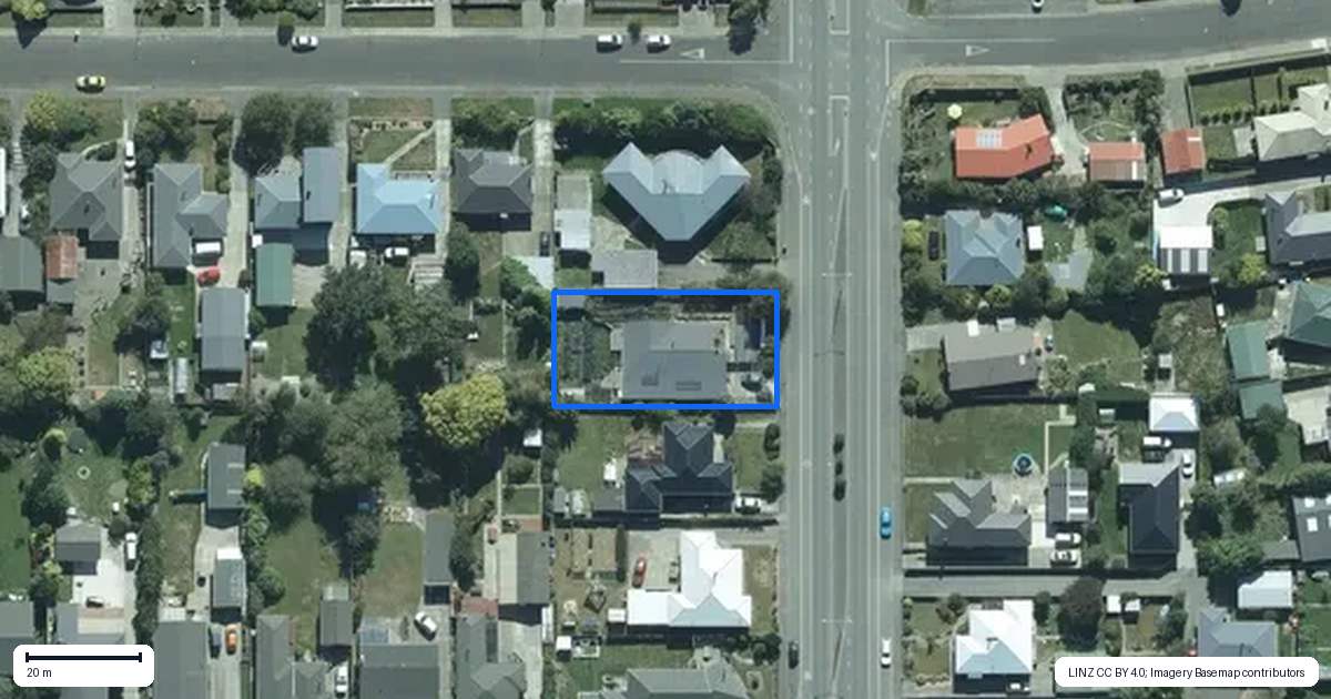 Property context map for 32 Regent Street, Newfield, Invercargill