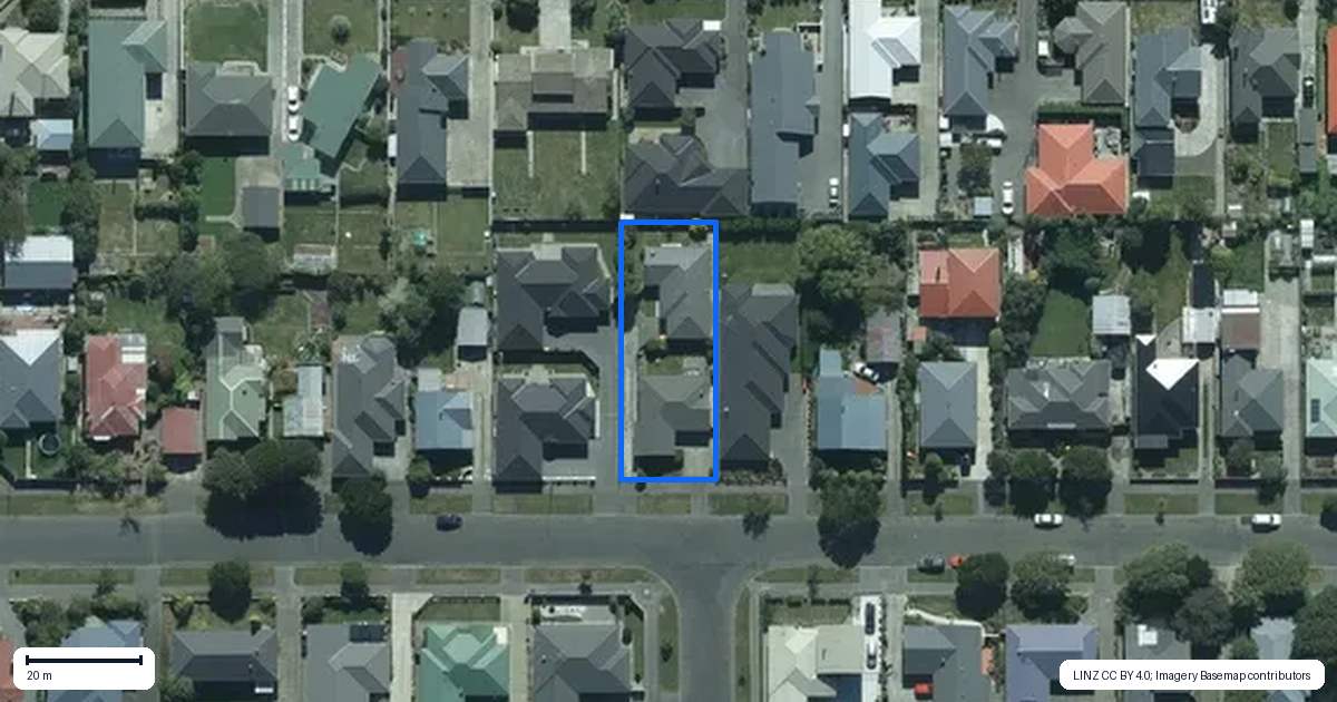 Property context map for 156 Bourke Street, Windsor, Invercargill