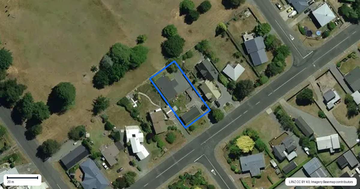Property context map for 29B Matai Street, Te Anau
