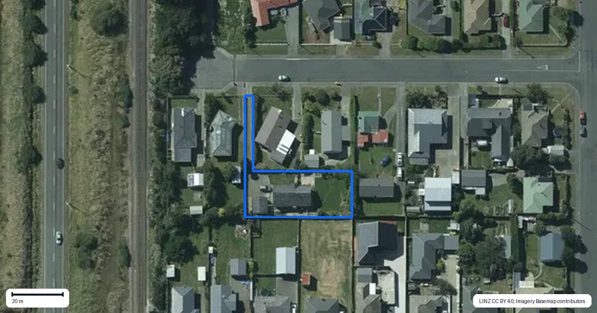 Property context map for 71 Kakapo Street, Waikiwi, Invercargill