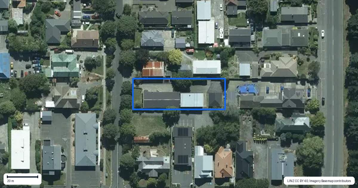 Property context map for 15 Thomson Street, Avenal, Invercargill