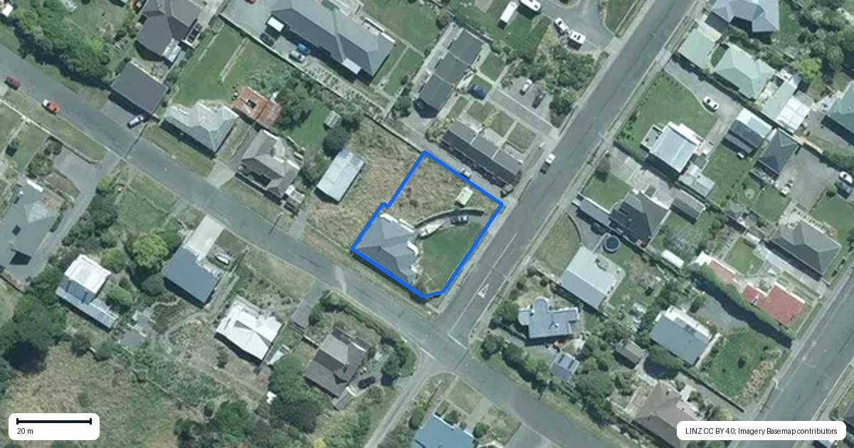Property context map for 29 Gregory Street, Bluff