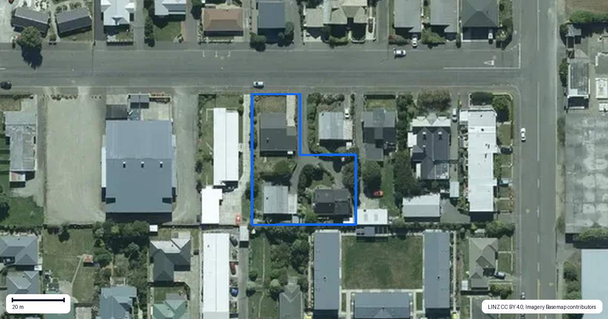 Property context map for 181 Leet Street, Invercargill