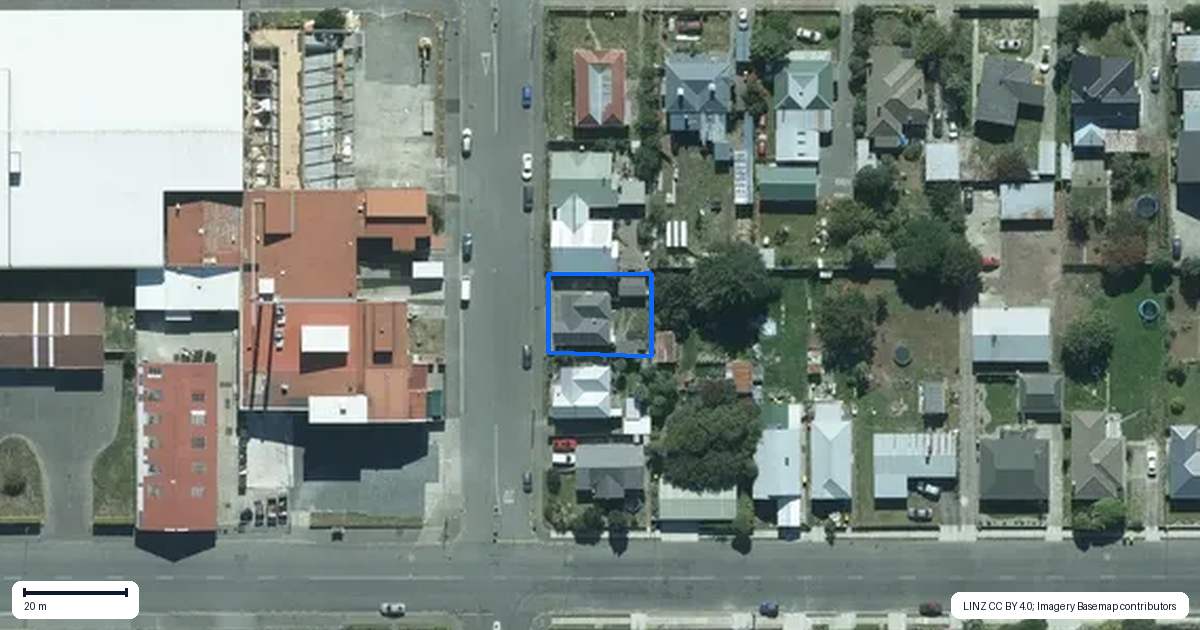 Property context map for 114 Nith Street, Appleby, Invercargill