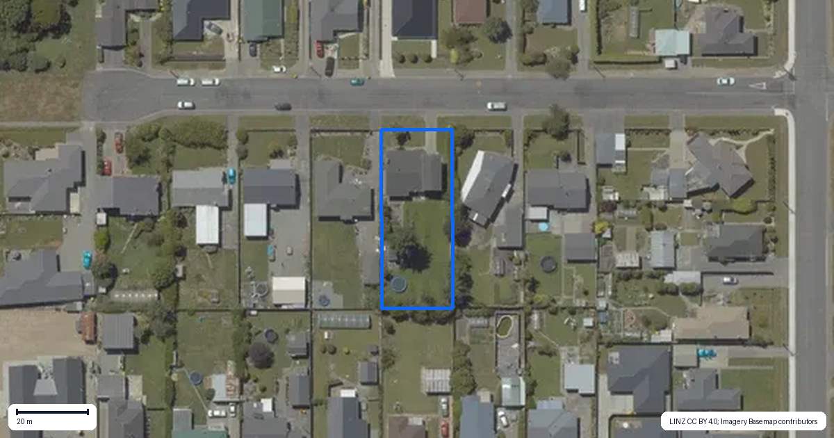 Property context map for 71 Albert Street, Winton