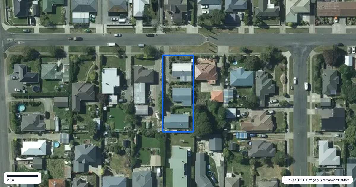 Property context map for 25 Filleul Street, Gladstone, Invercargill