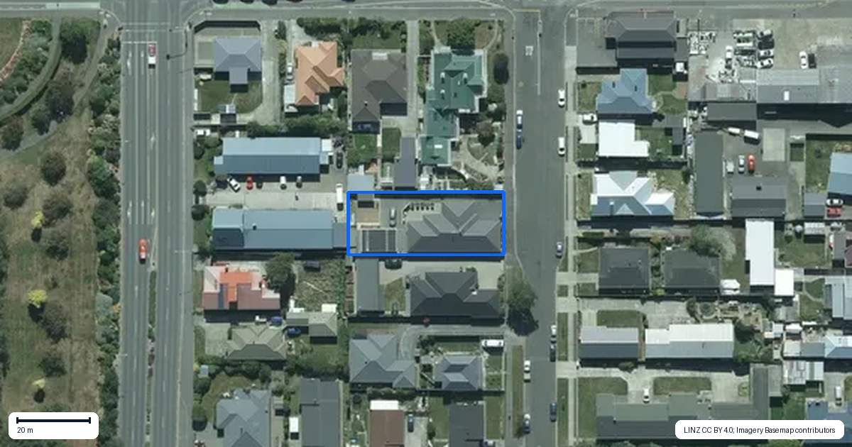 Property context map for 82 MacMaster Street, Richmond, Invercargill