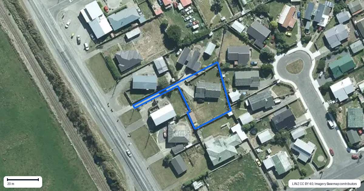 Property context map for 628 Bluff Highway, Clifton, Invercargill