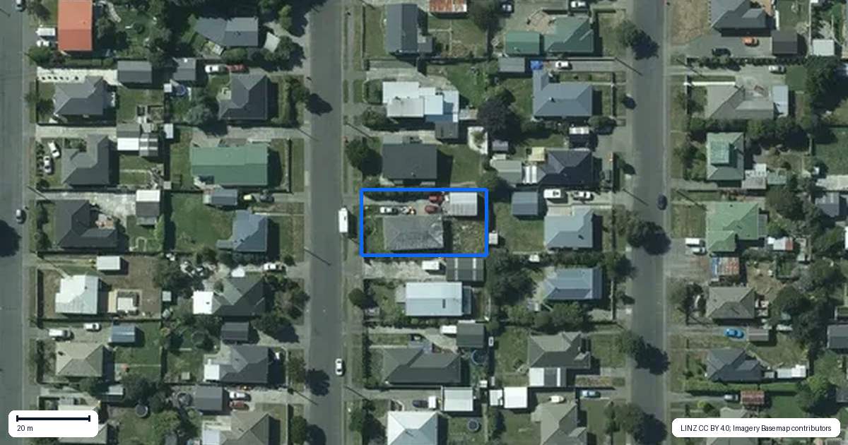 Property context map for 73 Harvey Street, Grasmere, Invercargill