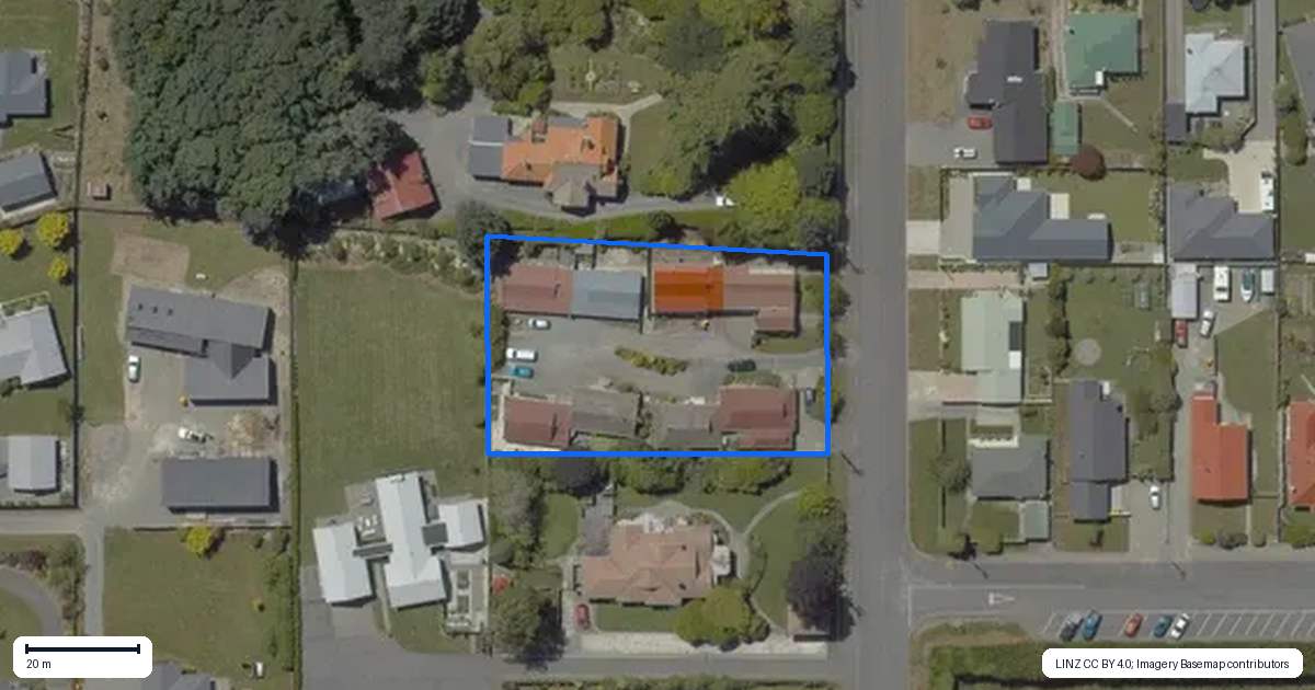 Property context map for 56C MacKenzie Street, Winton