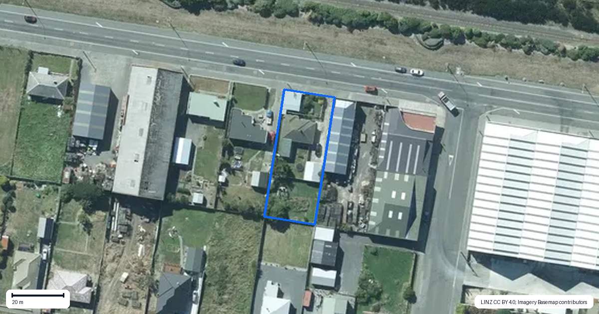 Property context map for 182 Gore Street, Bluff