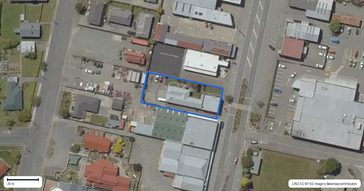 Property context map for 280 Great North Road, Winton