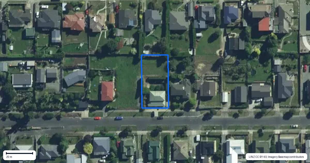 Property context map for 27 Joseph Street, Gore