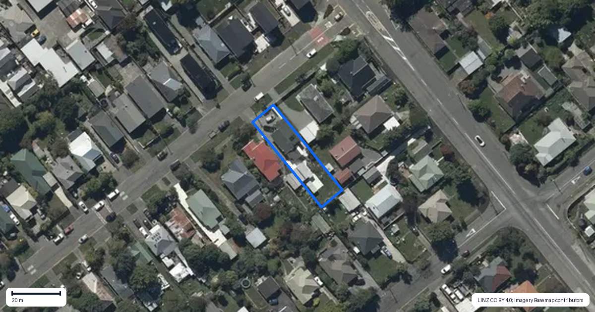 Property context map for 78 Roker Street, Somerfield, Christchurch