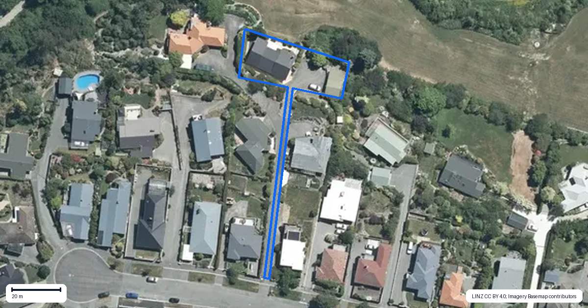 Property context map for 209B Douglas Street, Highfield, Timaru
