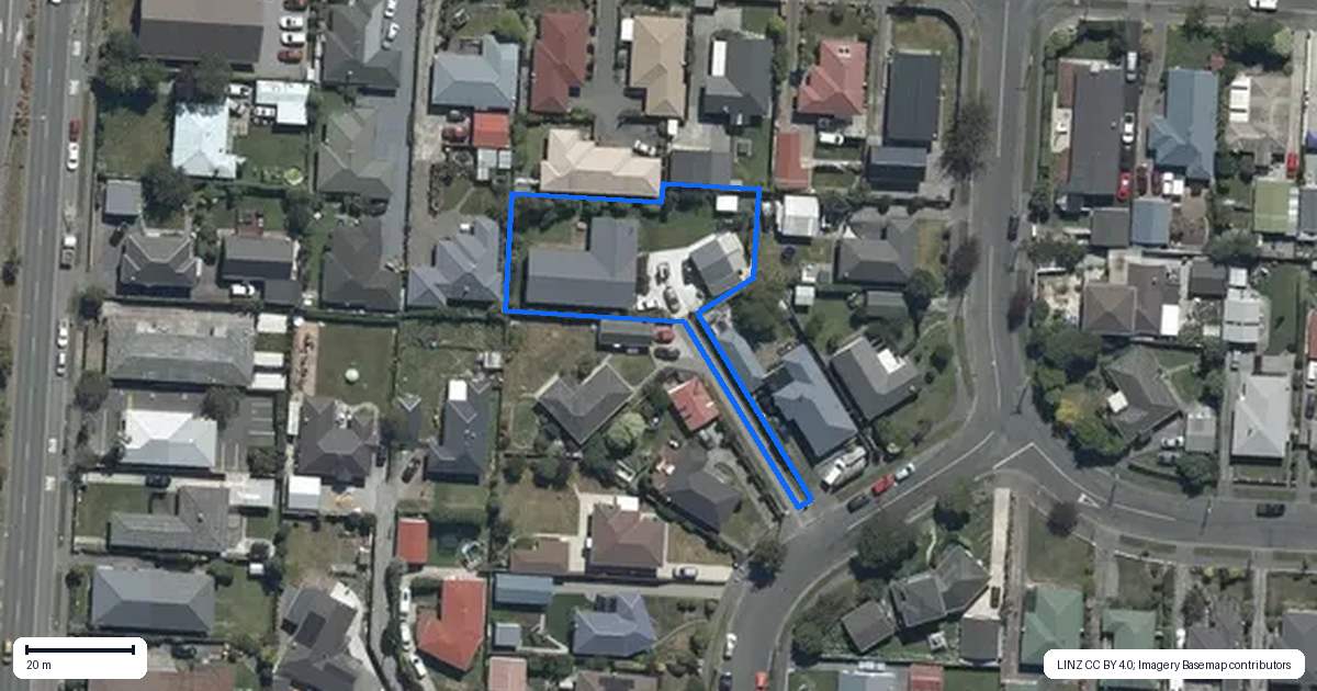 Property context map for 4A Wingate Street, Redwood, Christchurch
