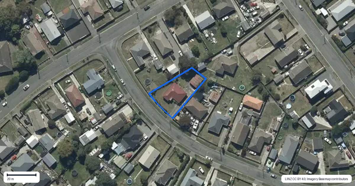 Property context map for 5 Mattingley Street, Aranui, Christchurch