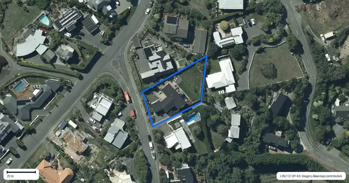 Property context map for 3 Peninsula View, Scarborough, Christchurch