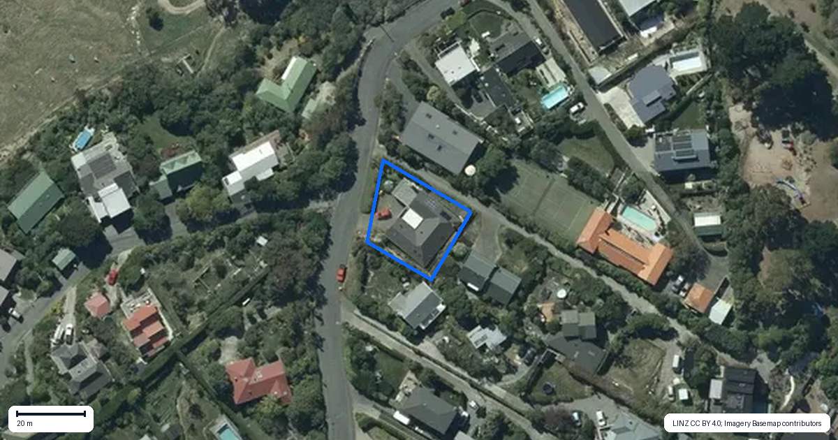 Property context map for 89 Panorama Road, Clifton, Christchurch