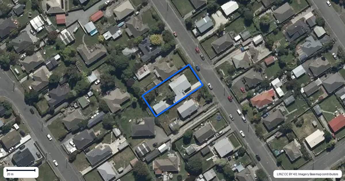 Property context map for 15 Bronwyn Street, Mairehau, Christchurch