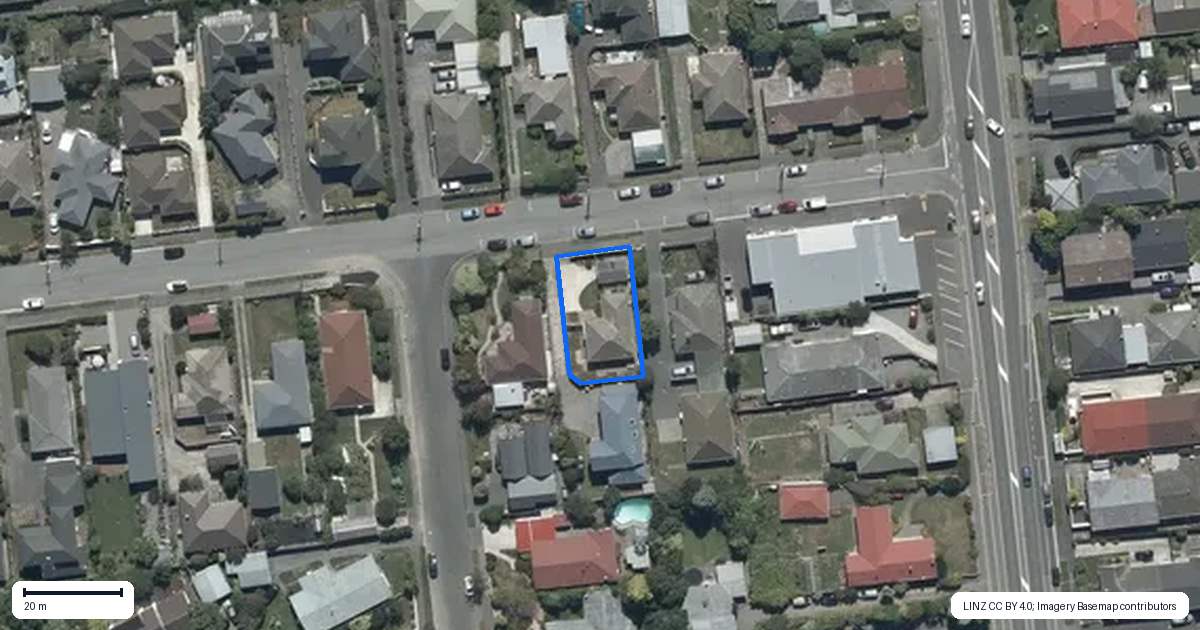 Property context map for 7 Wentworth Street, Ilam, Christchurch